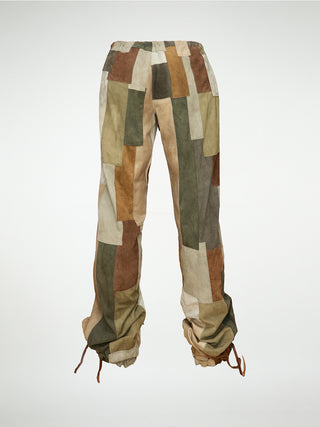 The Donna Jogger in Patchwork Suede