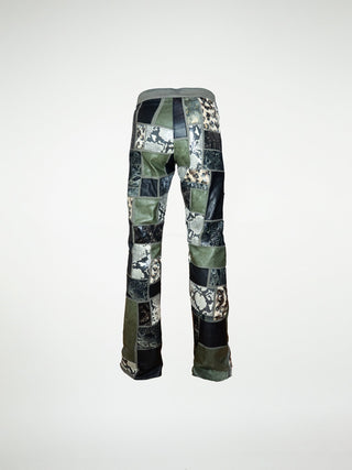 The Keith Trousers in Patchwork leather