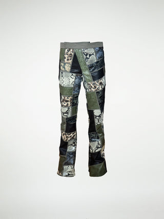 The Keith Trousers in Patchwork leather