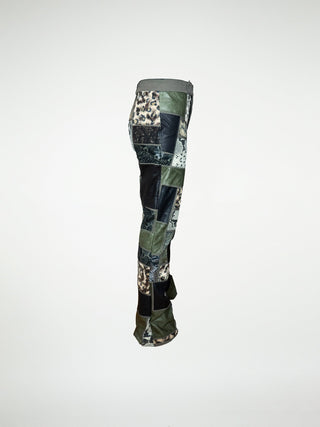 The Keith Trousers in Patchwork leather