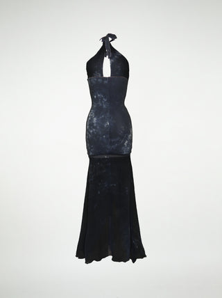 The Whitney Dress in Smokey Blue