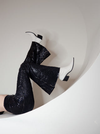 The Grace Legging in Black Leather