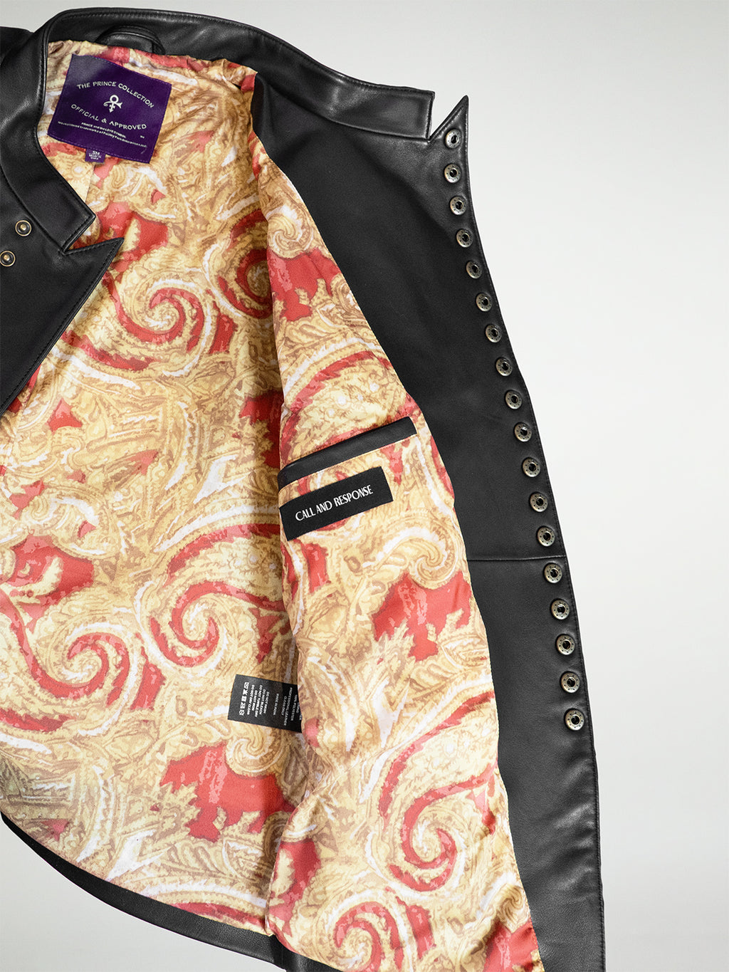 PRINCE X CALL & RESPONSE | DIAMONDS AND PEARLS LEATHER JACKET
