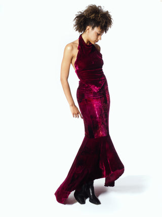 La falda Empress en magenta