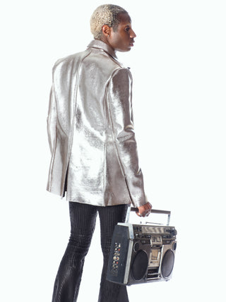 La chaqueta Jimi de cuero marrón