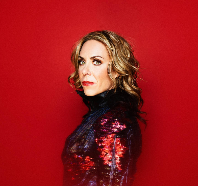 Amanda Rheaume wearing a call and response jacket.